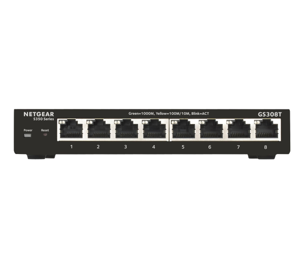 Netgear 8p GS308T-100PES (8x10/100/1000Mbit) - 496580 - zdjęcie 4